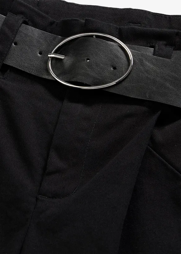 Pantaloni con pinces in cotone, bonprix