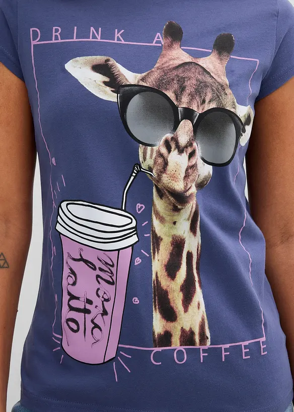 T-shirt in puro cotone, bonprix