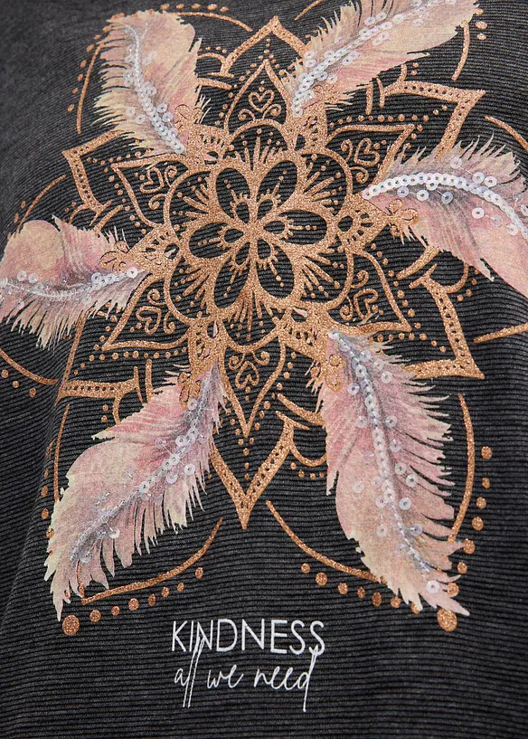 T-shirt in misto viscosa morbido, bonprix