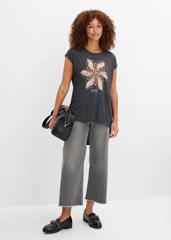 T-shirt in misto viscosa morbido, bonprix