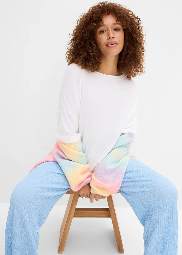 Maxi maglia in viscosa fluente, bonprix