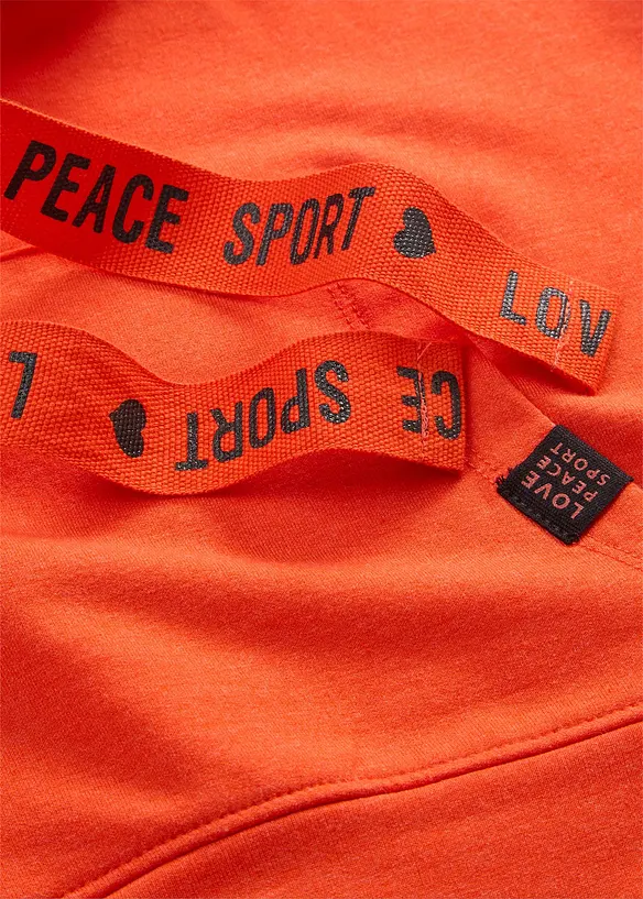 Felpa con cappuccio in morbido misto viscosa, bonprix