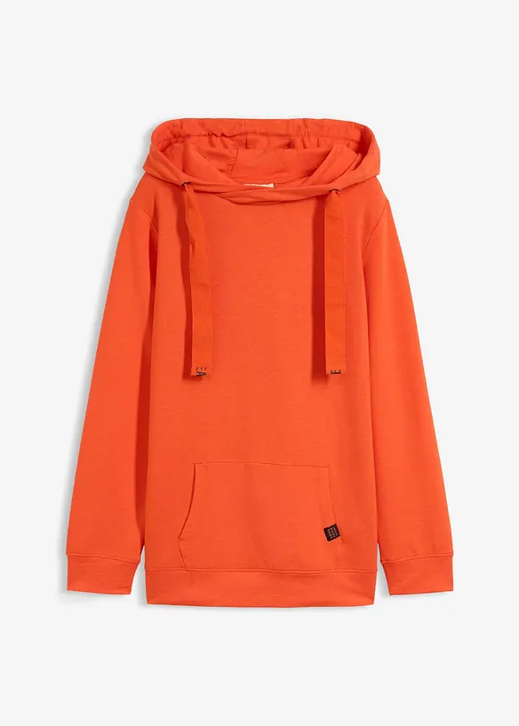 Felpa con cappuccio in morbido misto viscosa, bonprix