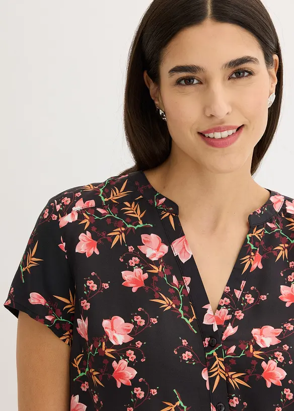 Camicetta a maniche corte in pura viscosa, bonprix