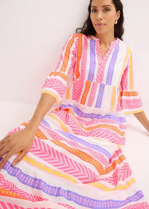 Abito lungo in viscosa fluente, bonprix