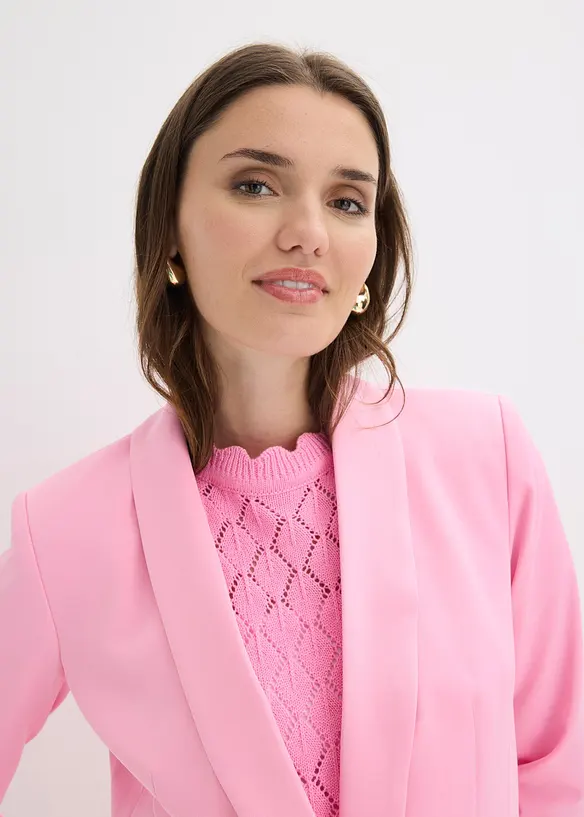 Blazer con cintura da annodare, bonprix