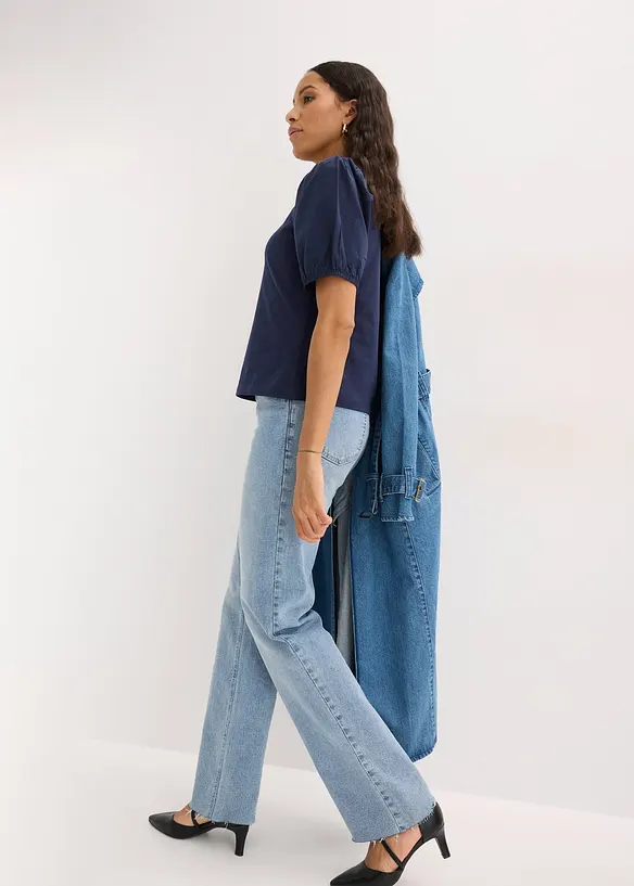 Maglia con maniche a palloncino, bonprix