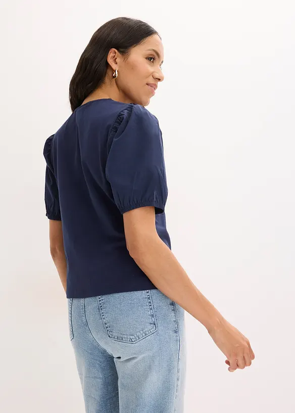 Maglia con maniche a palloncino, bonprix