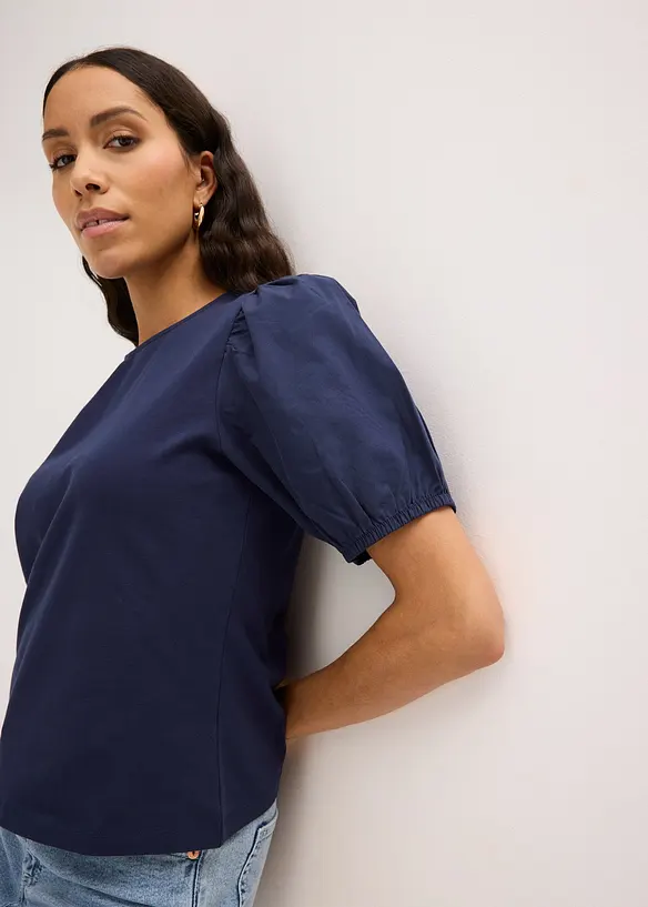 Maglia con maniche a palloncino, bonprix