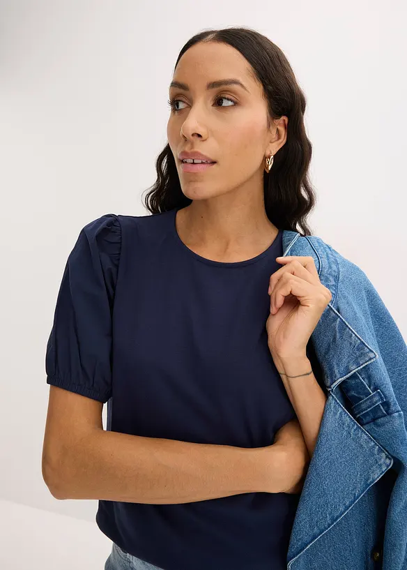 Maglia con maniche a palloncino, bonprix