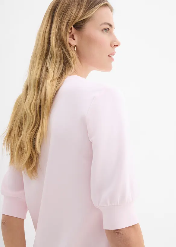 Felpa larga effetto neoprene, bonprix