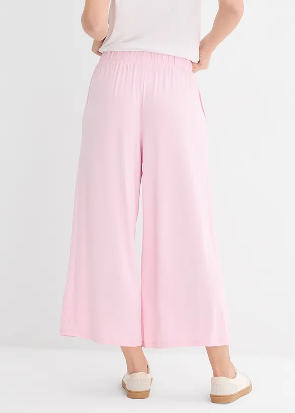 Pantaloni culotte in viscosa fluente, bonprix