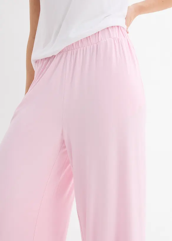 Pantaloni culotte in viscosa fluente, bonprix