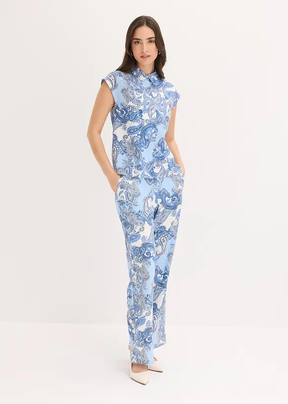 Pantaloni fantasia in viscosa fluida, bonprix