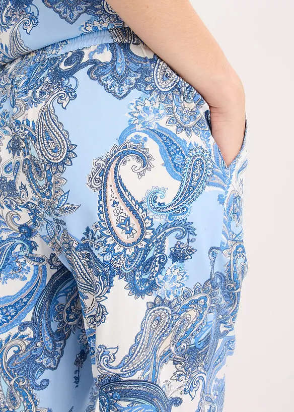 Pantaloni fantasia in viscosa fluida, bonprix