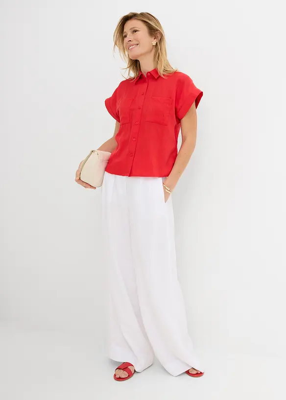 Camicetta in misto lyocell fluido, bonprix