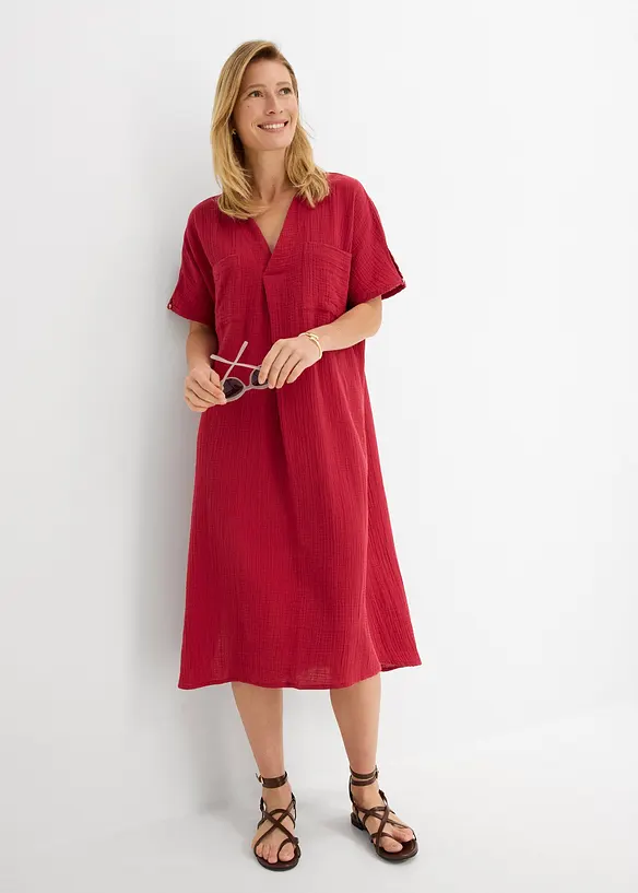 Caftano in mussola morbida, bonprix