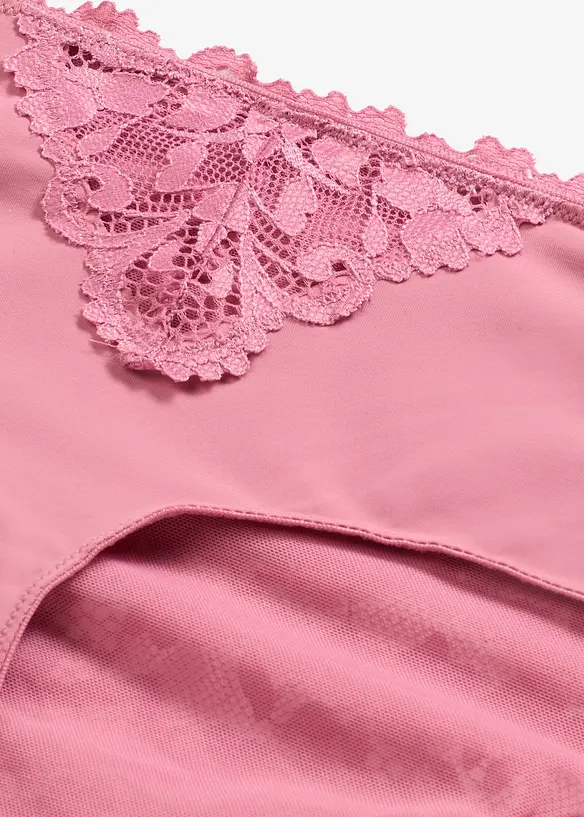 Perizoma a vita alta con pizzo, bonprix