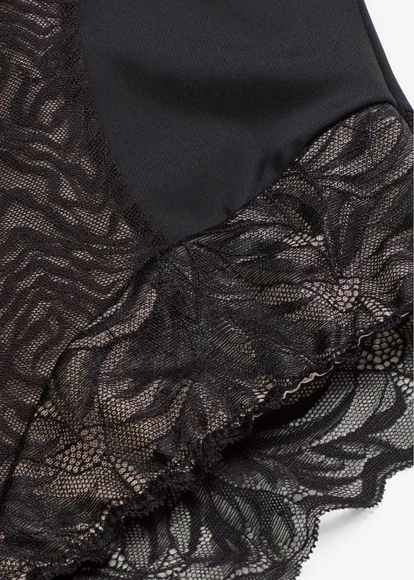 Culotte con pizzo ad effetto modellante medio, bonprix