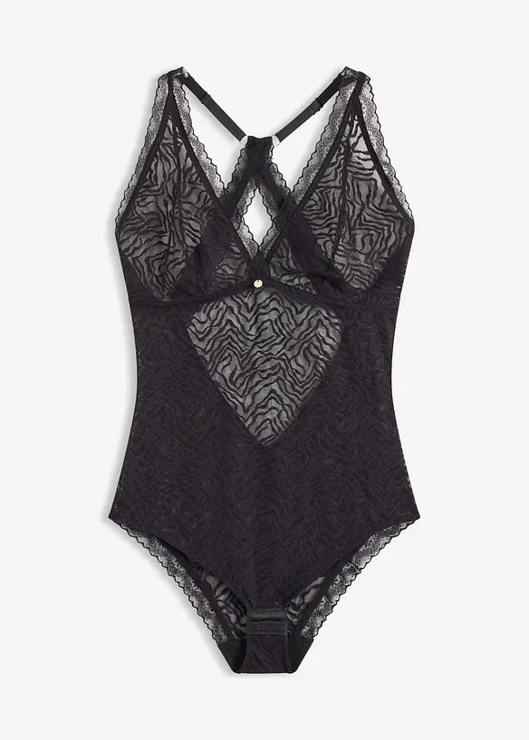 Body senza ferretto con pizzo fine, bonprix