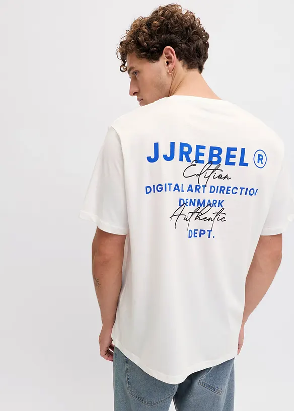 T-shirt JJ REBEL in puro cotone, JJ REBEL