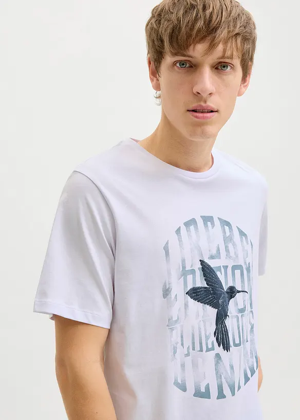 T-shirt JJ REBEL in puro cotone, JJ REBEL