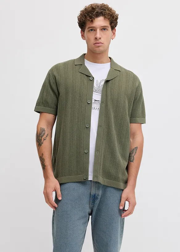 JJ REBEL - Camicia in maglia, JJ REBEL