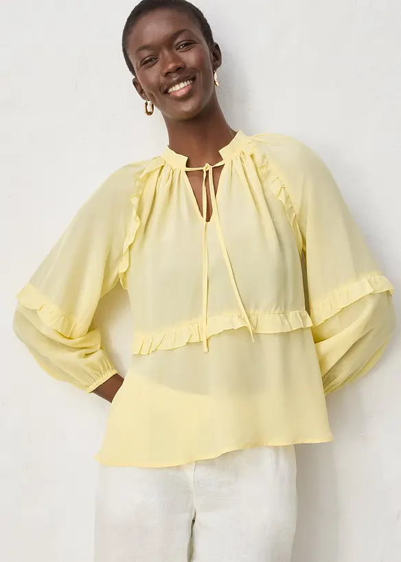 Tunica in misto seta, bonprix