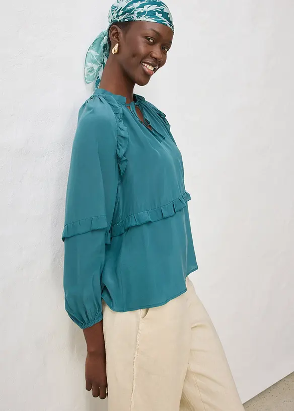 Tunica in misto seta, bonprix