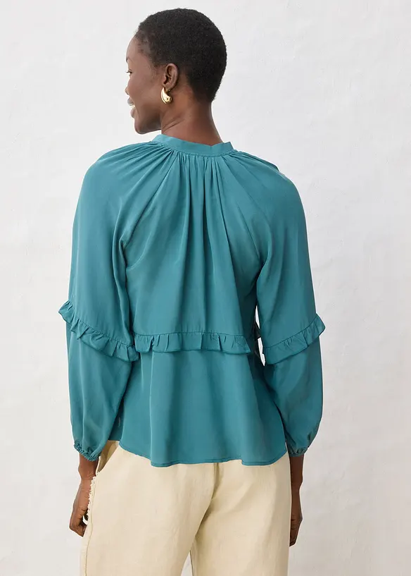 Tunica in misto seta, bonprix