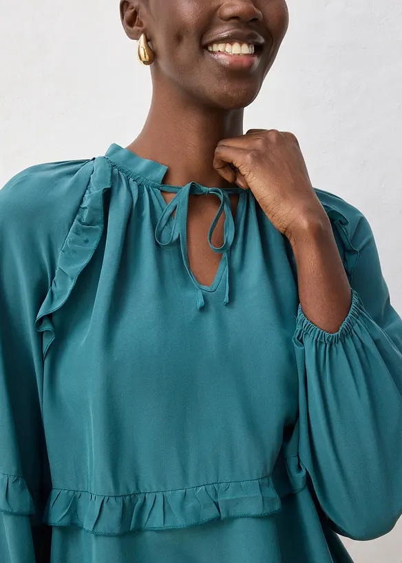 Tunica in misto seta, bonprix