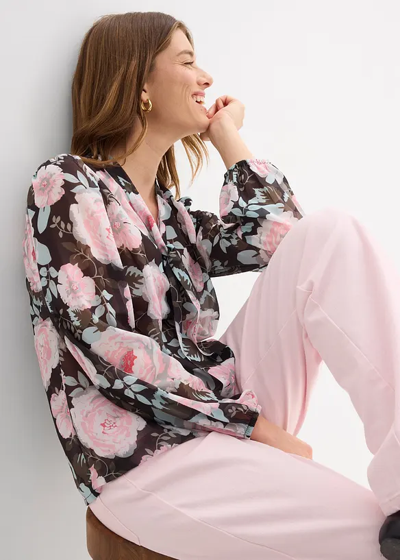 Camicetta con fiocco, bonprix