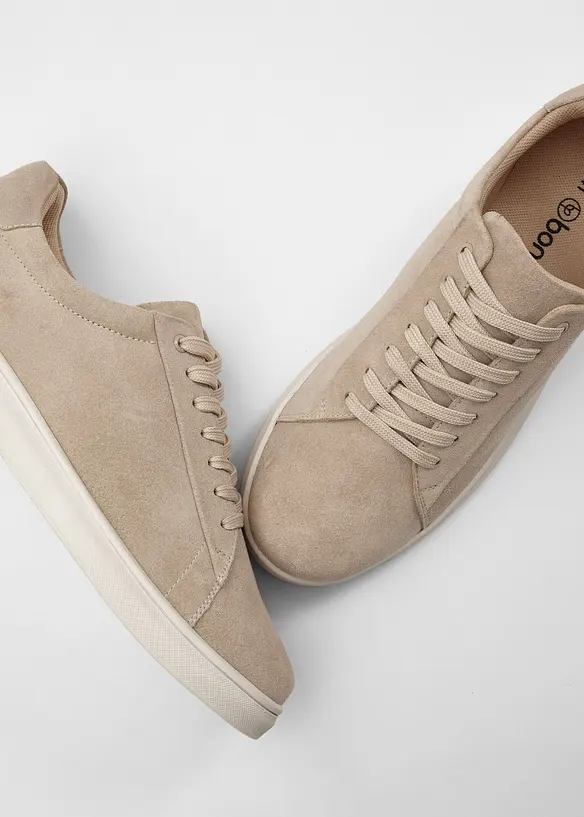 Sneaker in pelle scamosciata, bonprix