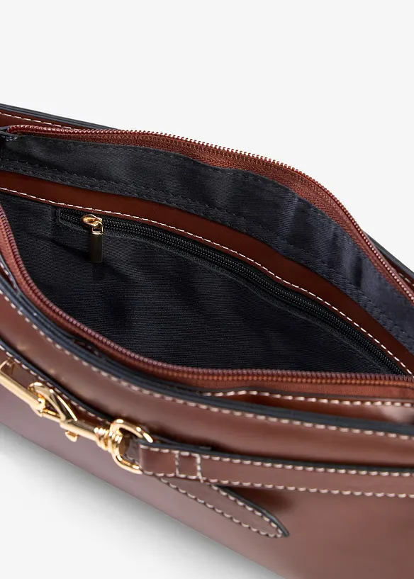 Borsa a tracolla con moschettone, bonprix