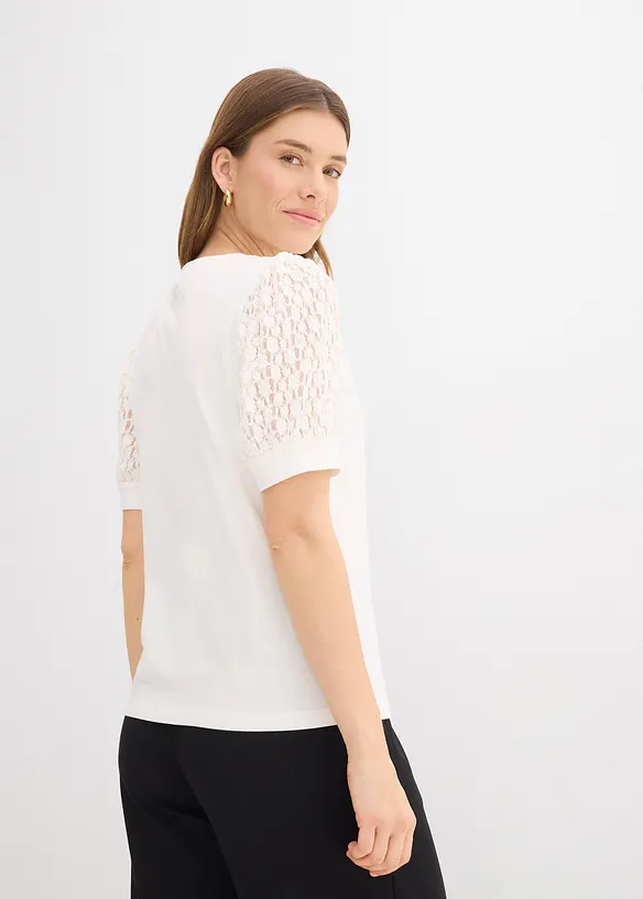Maglia in misto cotone, bonprix