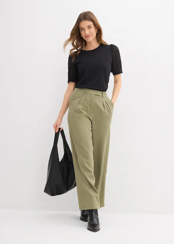 Maglia in misto cotone, bonprix