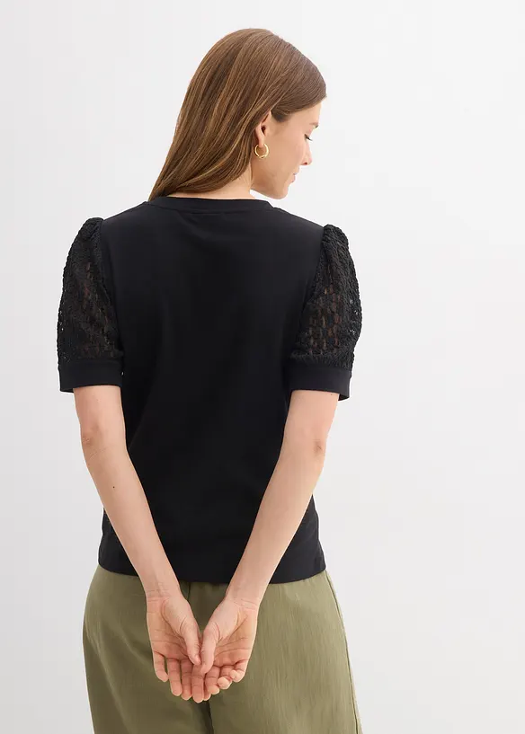 Maglia in misto cotone, bonprix