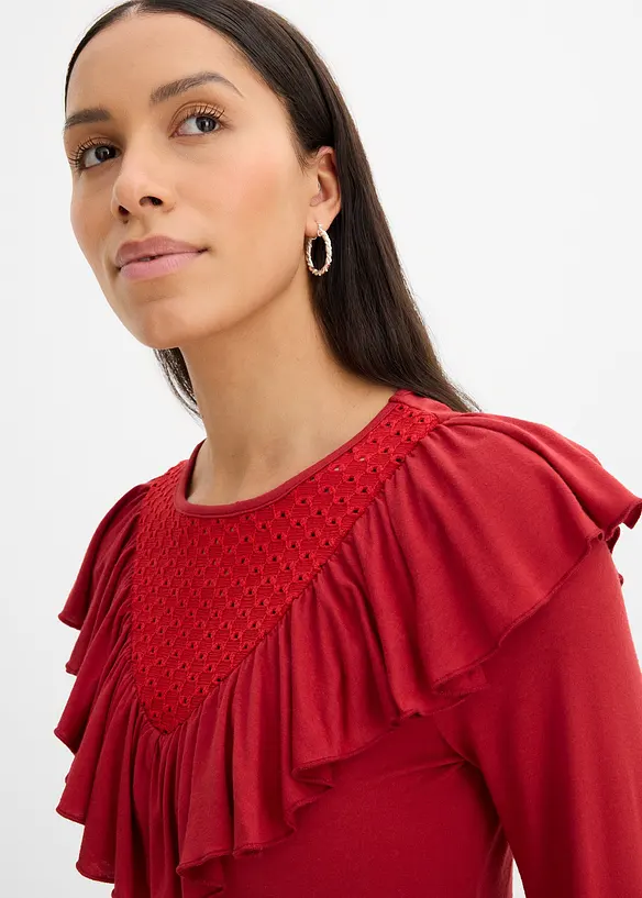 Maglia in misto viscosa, bonprix