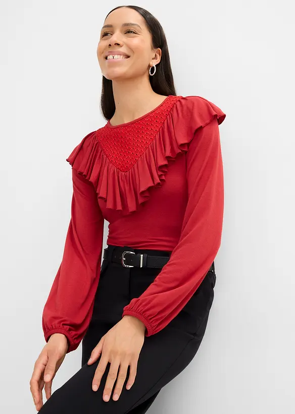 Maglia in misto viscosa, bonprix