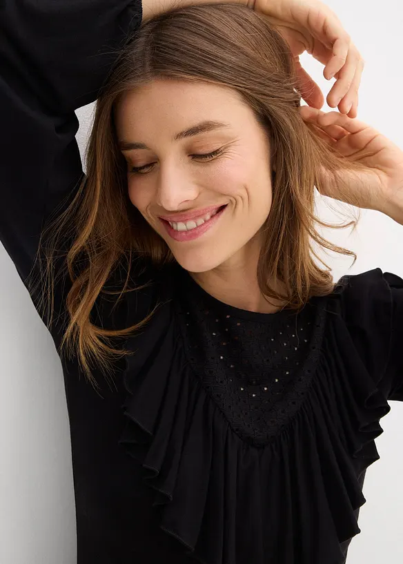 Maglia in misto viscosa, bonprix