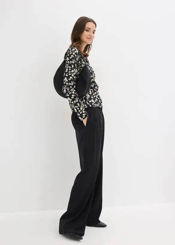 Maglia a maniche lunghe in misto cotone, bonprix