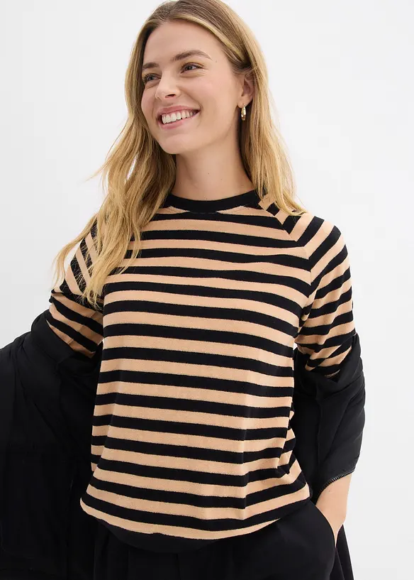 Maglia in spugna morbida, bonprix