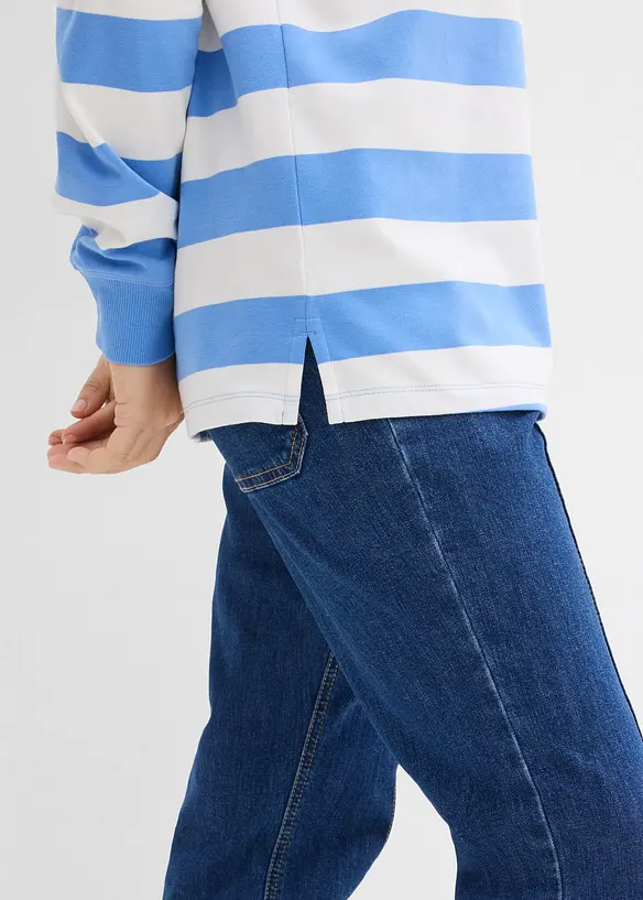 Maglia leggera con cappuccio in puro cotone, bonprix