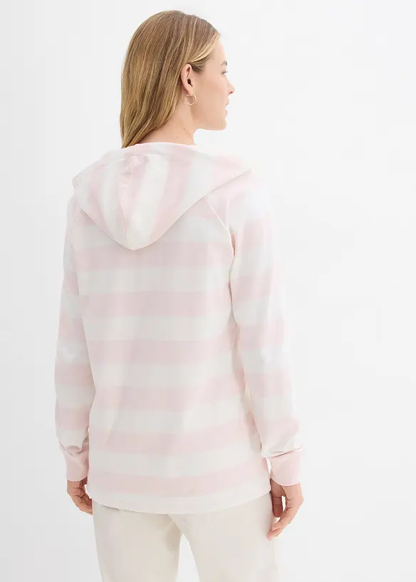 Maglia leggera con cappuccio in puro cotone, bonprix