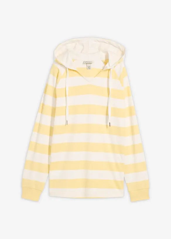 Maglia leggera con cappuccio in puro cotone, bonprix