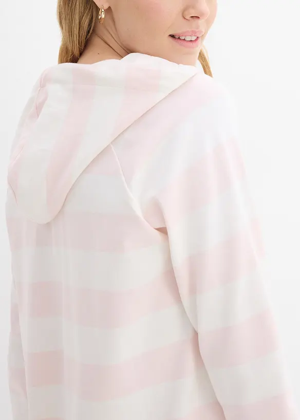 Maglia leggera con cappuccio in puro cotone, bonprix