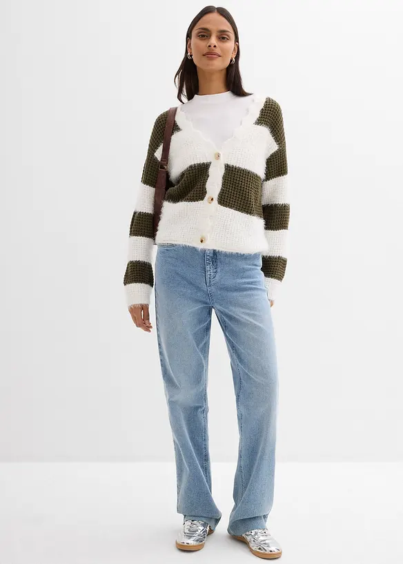 Cardigan ampio in filato grosso, bonprix