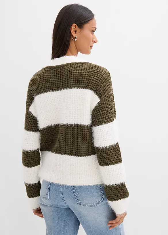 Cardigan ampio in filato grosso, bonprix