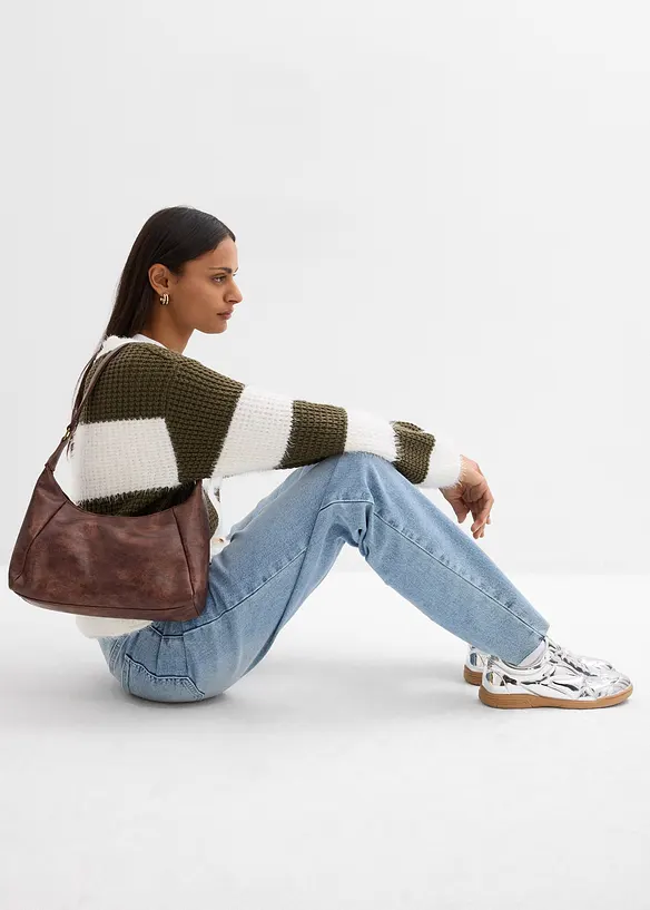 Cardigan ampio in filato grosso, bonprix