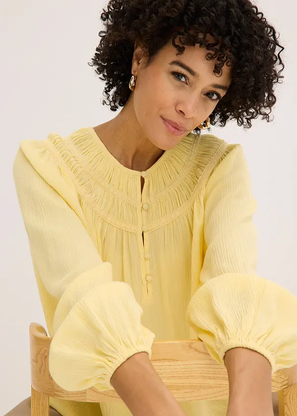 Tunica con applicazioni di pizzo, bonprix